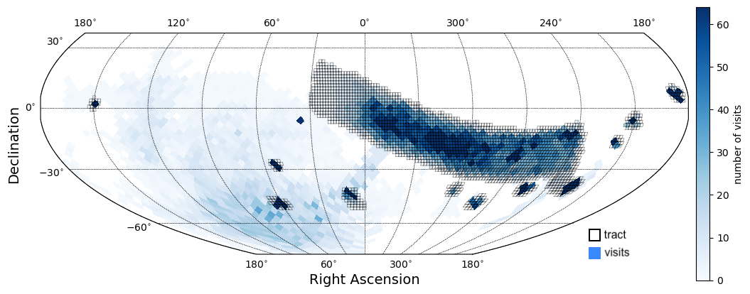 Skymap of DP2 images.